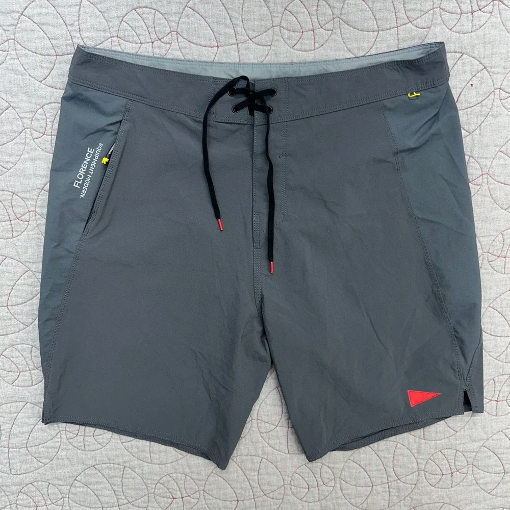 Florence Marine X Boardshorts Gray F1 Burgee Cordura / Men's 33